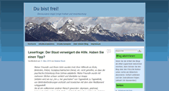 Desktop Screenshot of du-bist-frei.org