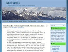 Tablet Screenshot of du-bist-frei.org